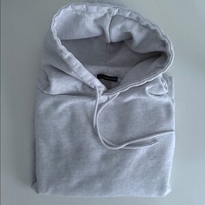 Brandy Melville Light Gray Hoodie Sweatshirt Size XS